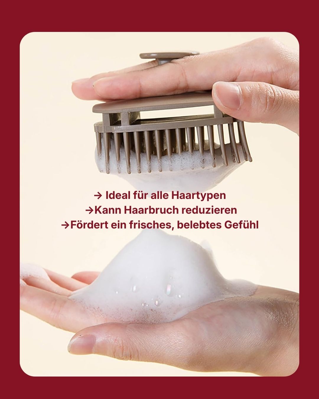 Silikon Head/Scalp shampoo massager