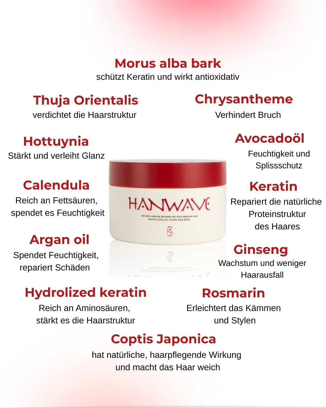 Hanwave Revitalising All-in-One Hair Mask with 14+ Plant Extracts – Promotes Healthy Hair Growth