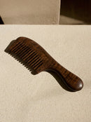 Wooden Fine-Tooth Comb for Normal Hair Styling and Scalp Massage Heol Cosmetics UG