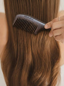 Wooden Fine-Tooth Comb for Normal Hair Styling and Scalp Massage Heol Cosmetics UG