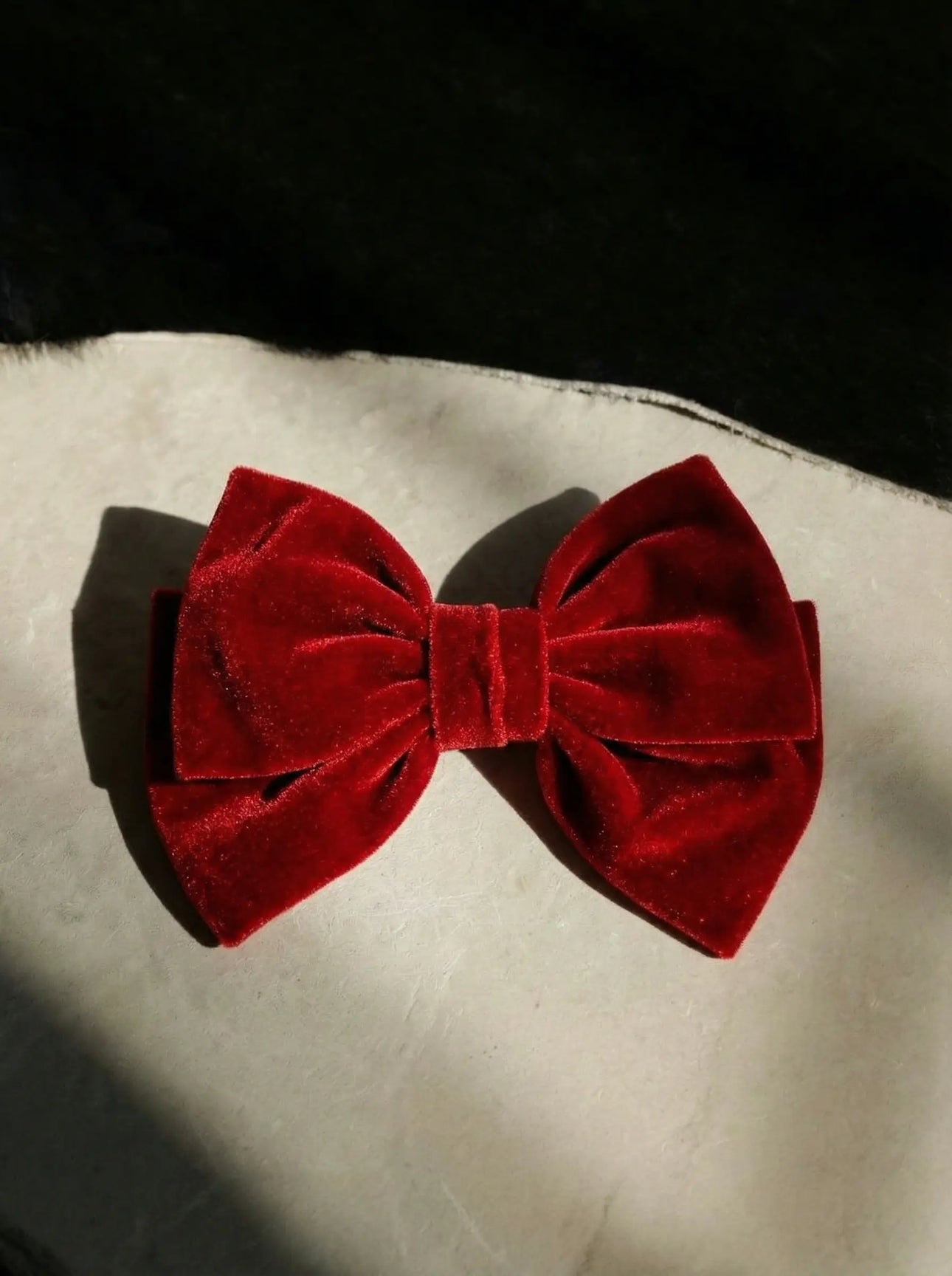 Elegant Velvet Bow Hair Clip for Women