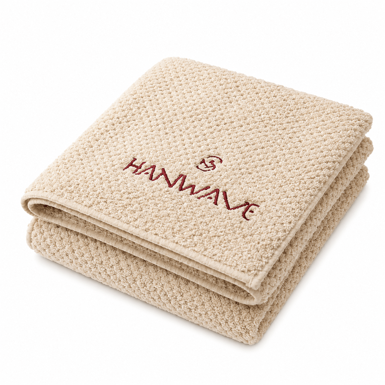 Fiber towel for fast drying hair