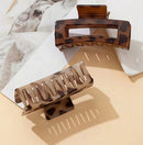 Leopard print hair clips 2pcs - Heol Cosmetics UG