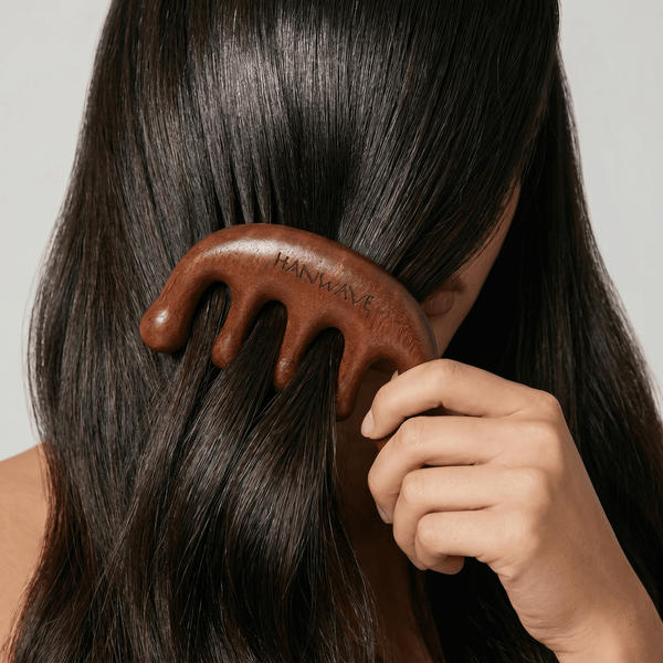 Natural Sandalwood Scalp Massager - Heol Cosmetics UG