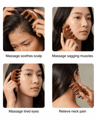 Natural Sandalwood Scalp Massager - Heol Cosmetics UG
