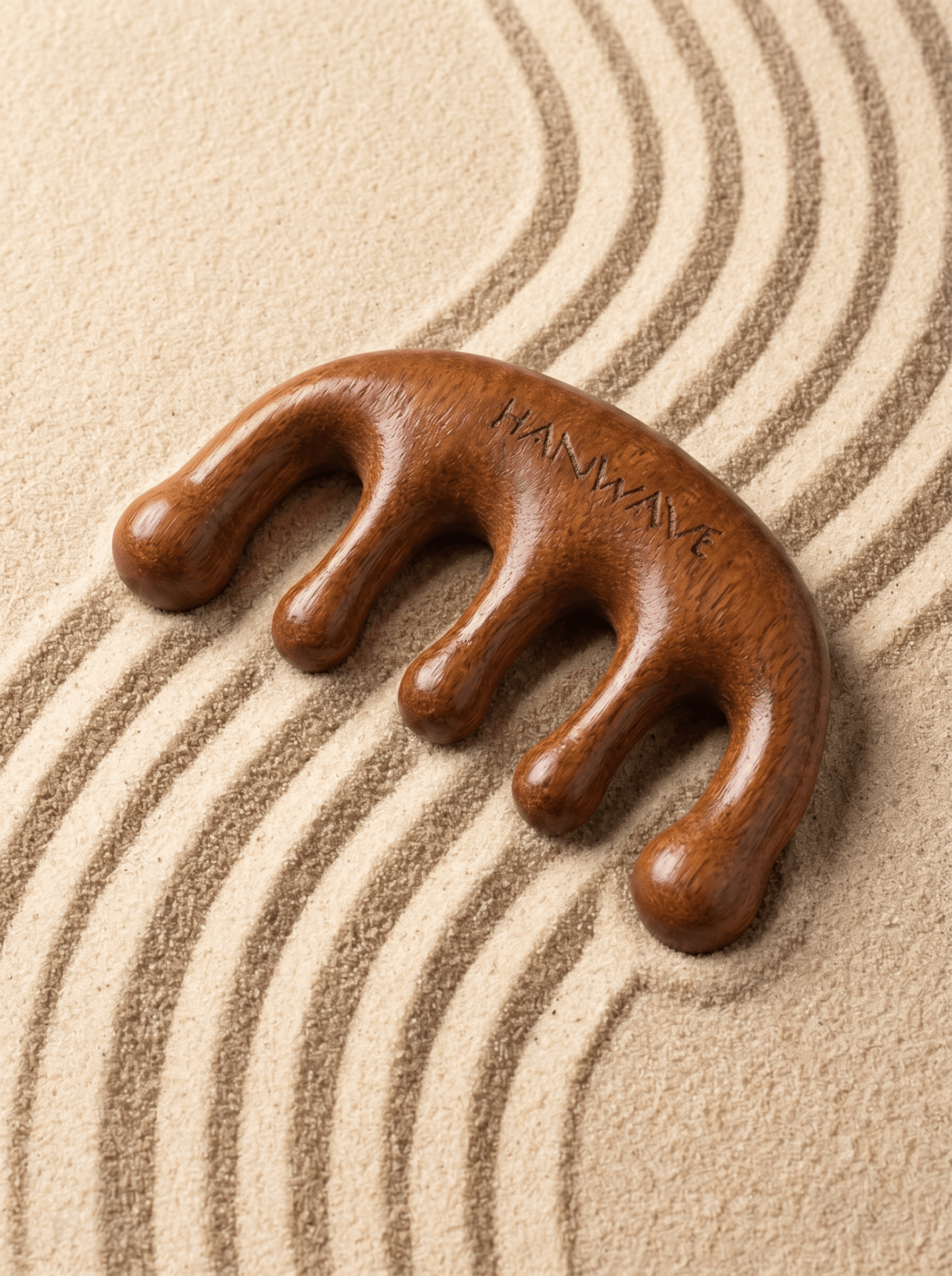 Natural Sandalwood Scalp Massager