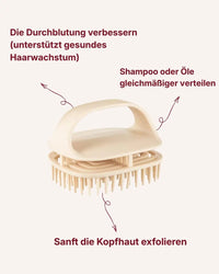 Silikon Head/Scalp shampoo massager - Heol Cosmetics UG