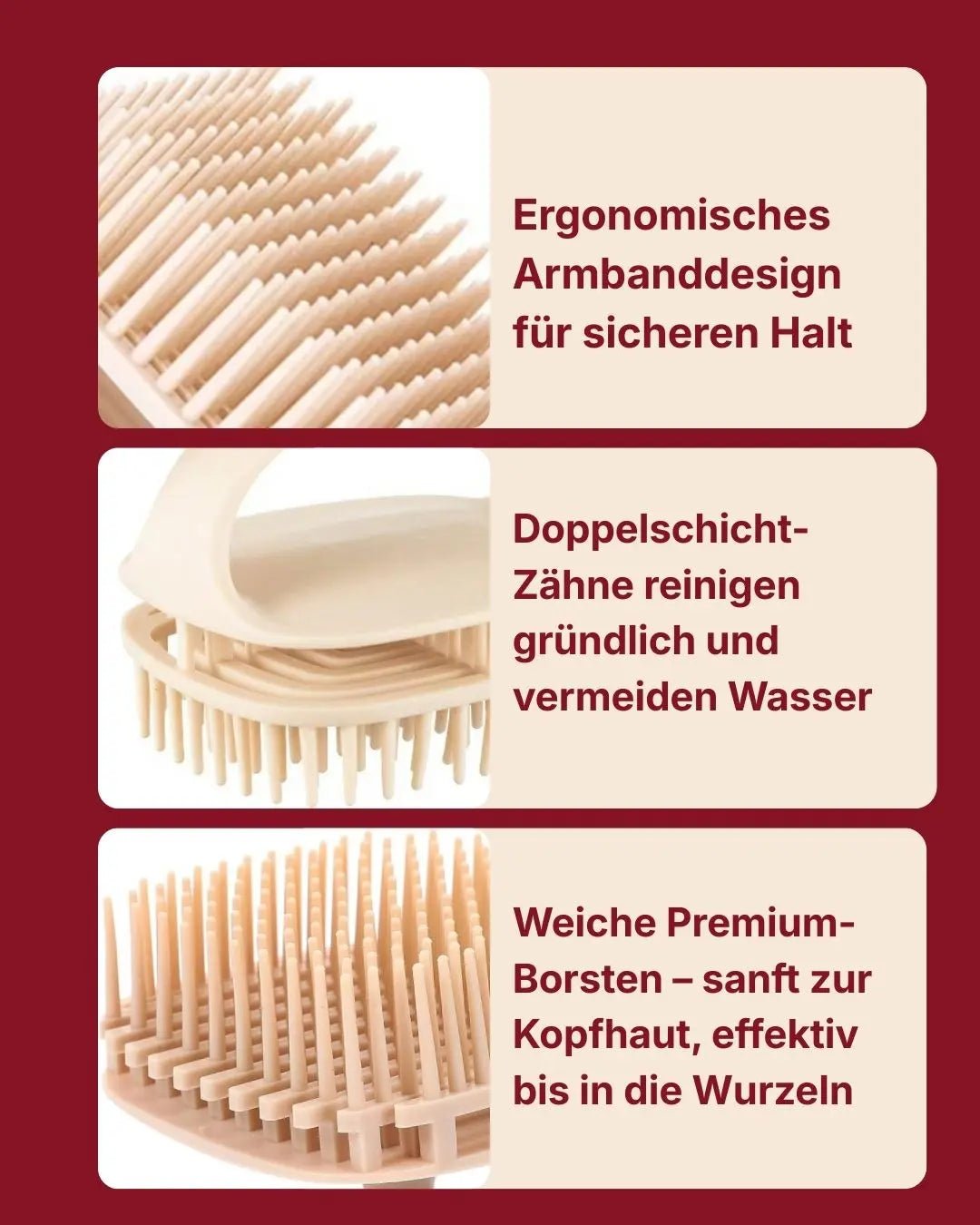 Silikon Head/Scalp shampoo massager - Heol Cosmetics UG